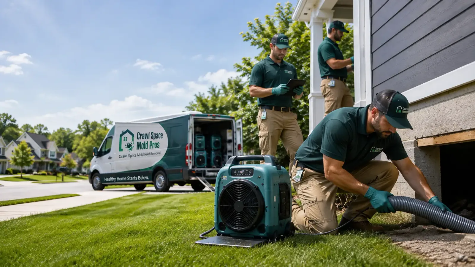 Crawl Space Mold Removal in Chana, IL
